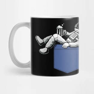 Pocket Astronaut funny Space Universe Gifts Mug